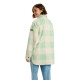 Roxy Γυναικείο πουκάμισο Over And Above - Check Plaid Polar Fleece Shirt Jacket